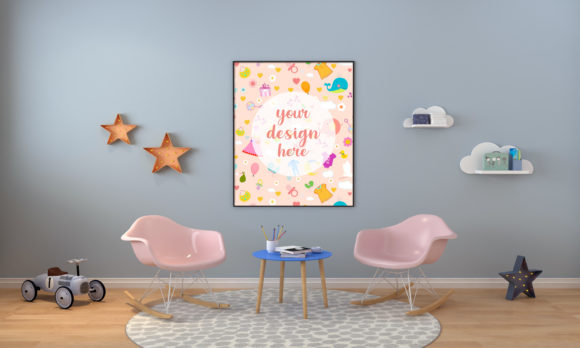 Create Stunning Visuals with a 3D Kids Room Mockup