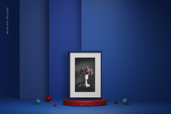 Photo Frame Mockup with 3D Rendering: Showcase Your Art